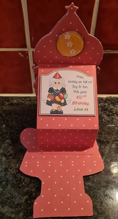 3D on the Shelf Card Kit - Little Party Old Lady Peggy by xt farr