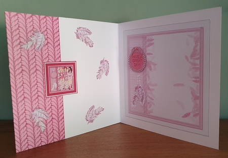 Boho Teenager Fashion 8in x 8in Decoupage Mini Kit by xt farr
