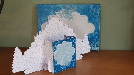 Snowflake Princess Scene it All Card Kit by xt farr