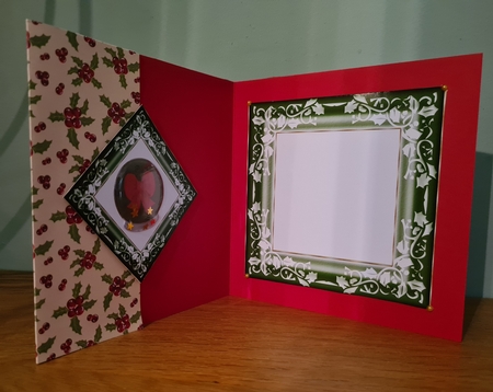 CHRISTMAS HOLLY RIBBON Nativity 7.8 Decoupage Mini Kit by xt farr