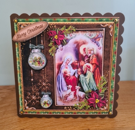Happy Holidays Nativity Scene Kit.7 by xt farr
