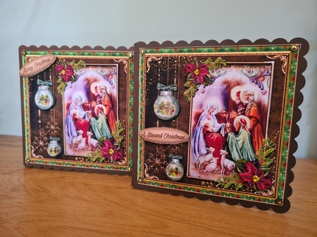 Happy Holidays Nativity Scene Kit.7 by xt farr