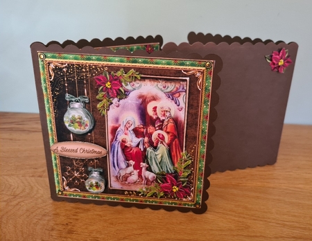 Happy Holidays Nativity Scene Kit.7 by xt farr