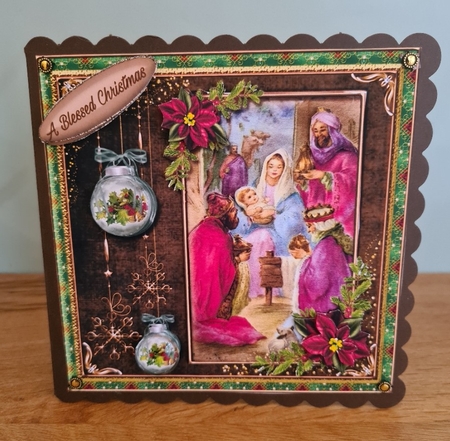 Happy Holidays Nativity Scene Kit.8 by xt farr
