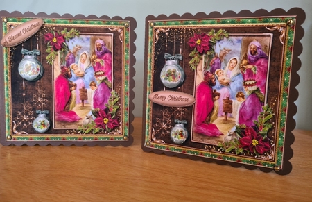 Happy Holidays Nativity Scene Kit.8 by xt farr