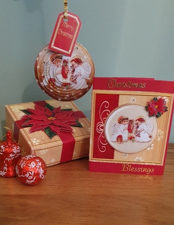 3D Bauble Card And Gift Box Mini Kit 2 by xt farr