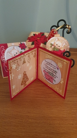 3D Bauble Card And Gift Box Set Two Mini Kit 1 by xt farr