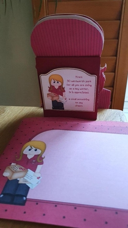 3D On the Shelf Card Kit - Little Postie Angela by xt farr