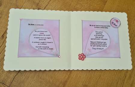 Vintage Roses - Teardrop Pyramid Card Mini Kit by xt farr