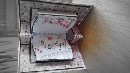 A Noteworthy Day Pop Out Book Card and Envelope Kit. by xt farr