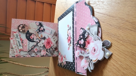 A Noteworthy Day Pop Out Book Card and Envelope Kit. by xt farr
