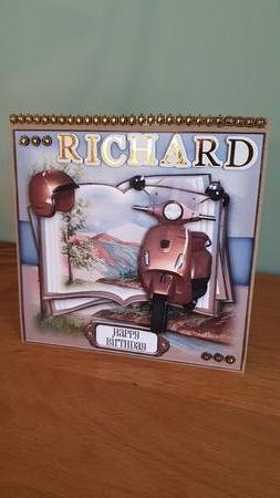 Wild Ride Bronze Scooter Open Book by xt farr