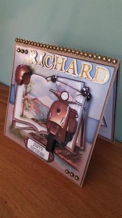 Wild Ride Bronze Scooter Open Book by xt farr