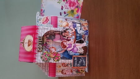 Chatterbox Cafe 3D What an Entrance! Card and Envelope Kit. by xt farr