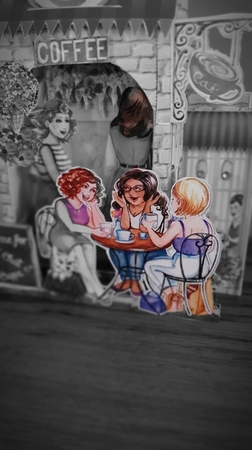 Chatterbox Cafe 3D What an Entrance! Card and Envelope Kit. by xt farr