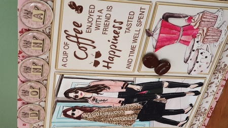 Friends & Coffee Birthday Mini Kit by xt farr