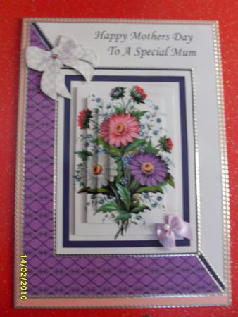 Bouquet of Flowers Card Front by Teresa Gay