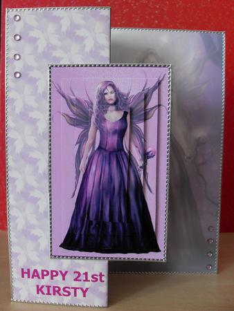 Lilac Fairy Foldback by Teresa Gay