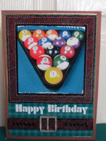 Billiards with Leather by Teresa Gay