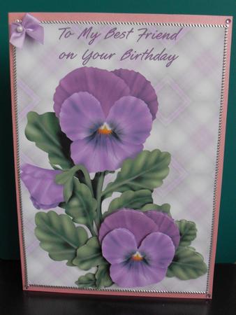 Purple Pansy for Best Friend Birthday Featured Gallery Photo