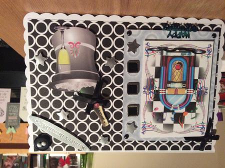 Jukebox Topper + Decoupage by Teresa Kearns