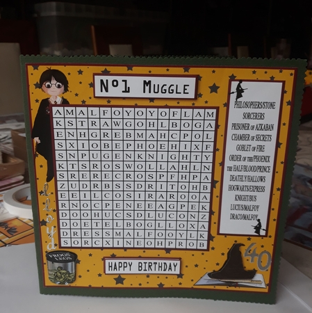 WORD SEARCH, HARRY POTTER CARD, MINI KIT 2 by Teresa Lunn