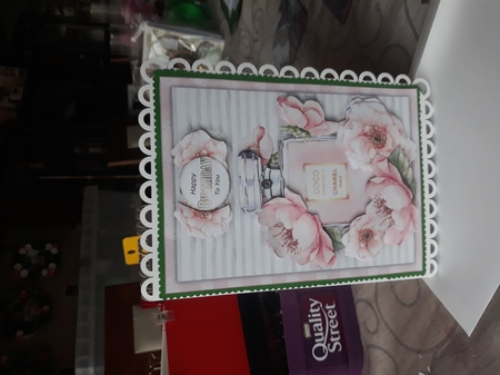 SCENTED GREETINGS DECOUPAGE TOPPER by Teresa Lunn