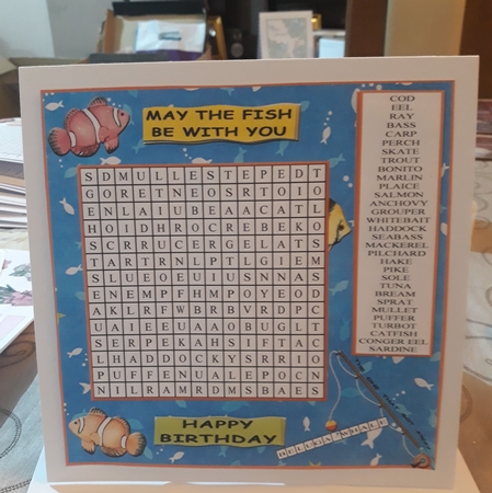 WORD SEARCH, FISHING 3  by Teresa Lunn
