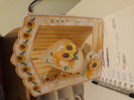 Sunflowers - Teardrop Pendant Card Mini Kit by Teresa Lunn
