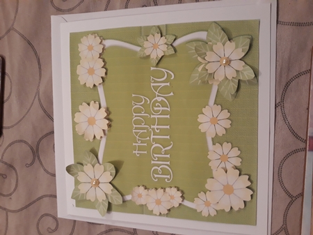 Large Square Birthday Card by Teresa Lunn