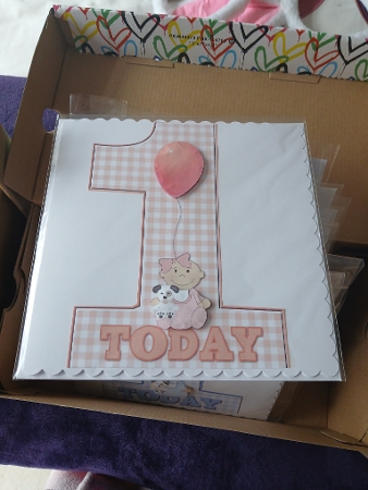 Baby Girl 1st Birthday by Teresa Lunn