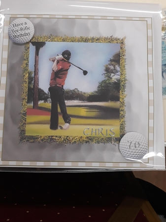 GOLF PARFECT BIRTHDAY by Teresa Lunn