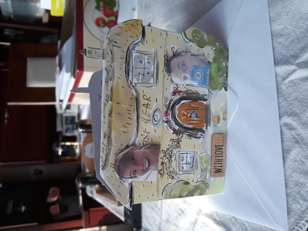 New Home Cottage-Shaped Card With Decoupage, 4 Sentiment Tags & Commercial Use by Teresa Lunn
