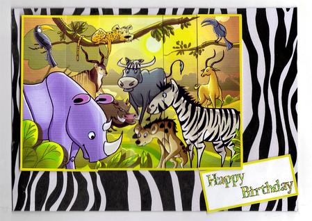 Jungle Animals Side Stacker, Ideal for Kids by Teresa Savin