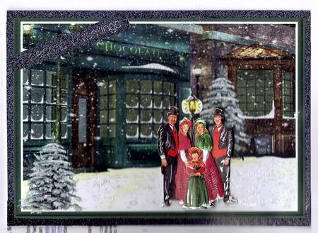 A5 Christmas Snow Scenes 2 - Use with Cute Companion Stamps! by Teresa Savin