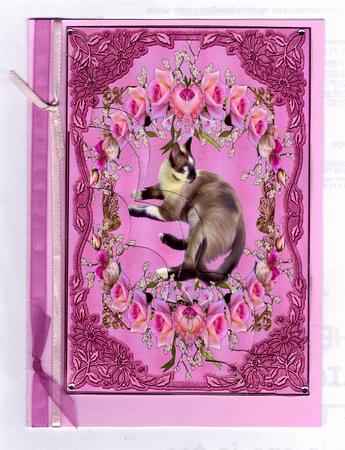 Floral Cat by Teresa Savin