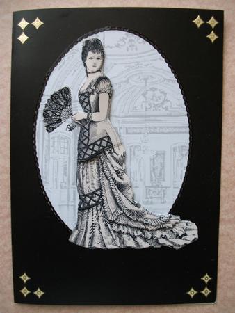 Victoriana Fashions in Sepia #3 by Teresa Savin