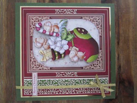 STOCKING TREATS Christmas 7.8 Decoupage & Insert Mini Kit Featured Gallery Photo