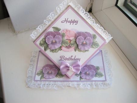 Pop Up Pansies by Thelma Bayles