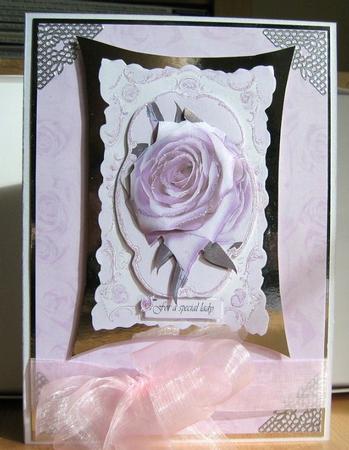Purple Hue Rose by Thelma Bayles