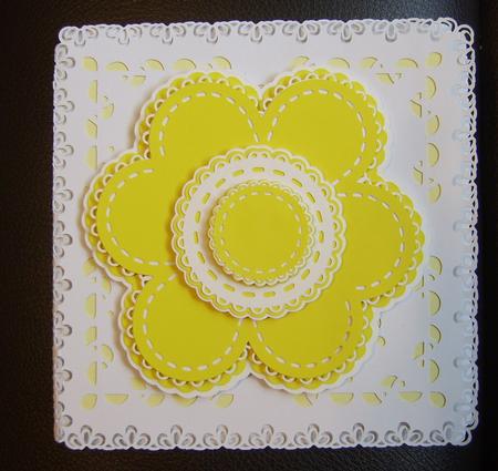 Layered Flower Card by Thelma Reynolds