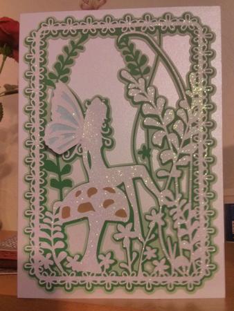 Fairy On Toadstool Topper  by Thelma Reynolds