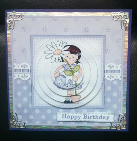Girlz Suzi's Flower Circle Pyramage Topper by Thelma Reynolds