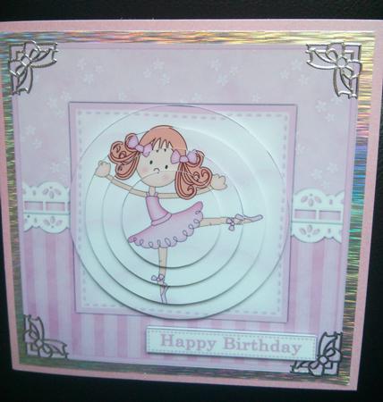 Girlz Betzi Ballerina Circle Pyramage Topper by Thelma Reynolds