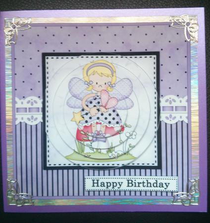 Girlz Fiz Fairy Circle Pyramage Topper by Thelma Reynolds