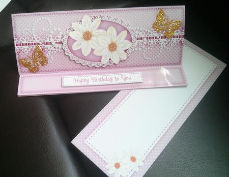 Large Dl Pretty Floral a Touch of Elegance Easel Kit by Thelma Reynolds
