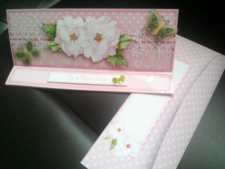 Lge Dl Butterly & Roses a Touch of Elegance Easel Kit by Thelma Reynolds
