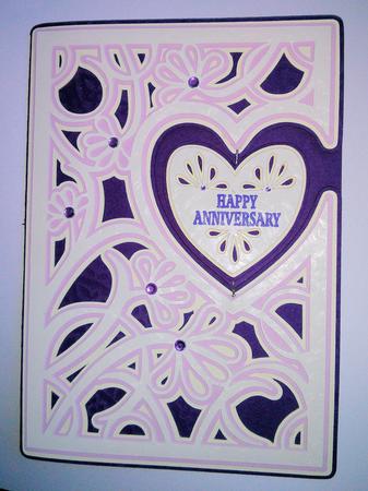 Happy Anniversary Swivel by Thelma Reynolds