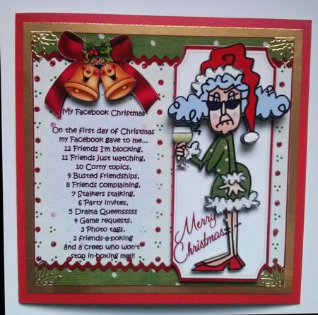 8x8 Stella's Facebook Christmas Mini Kit by Thelma Reynolds