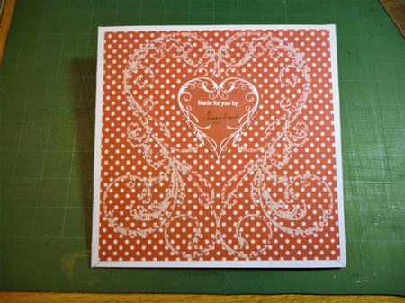Red Valentine for My Wife 3D Gatefold Heart Mini Kit by Theresa Evans